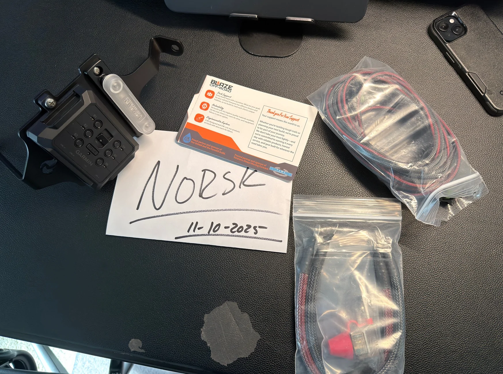 2025 4runner 6th gen Garmin Powerswitch with Blaze Off-Road Wire Kit IMG_0067