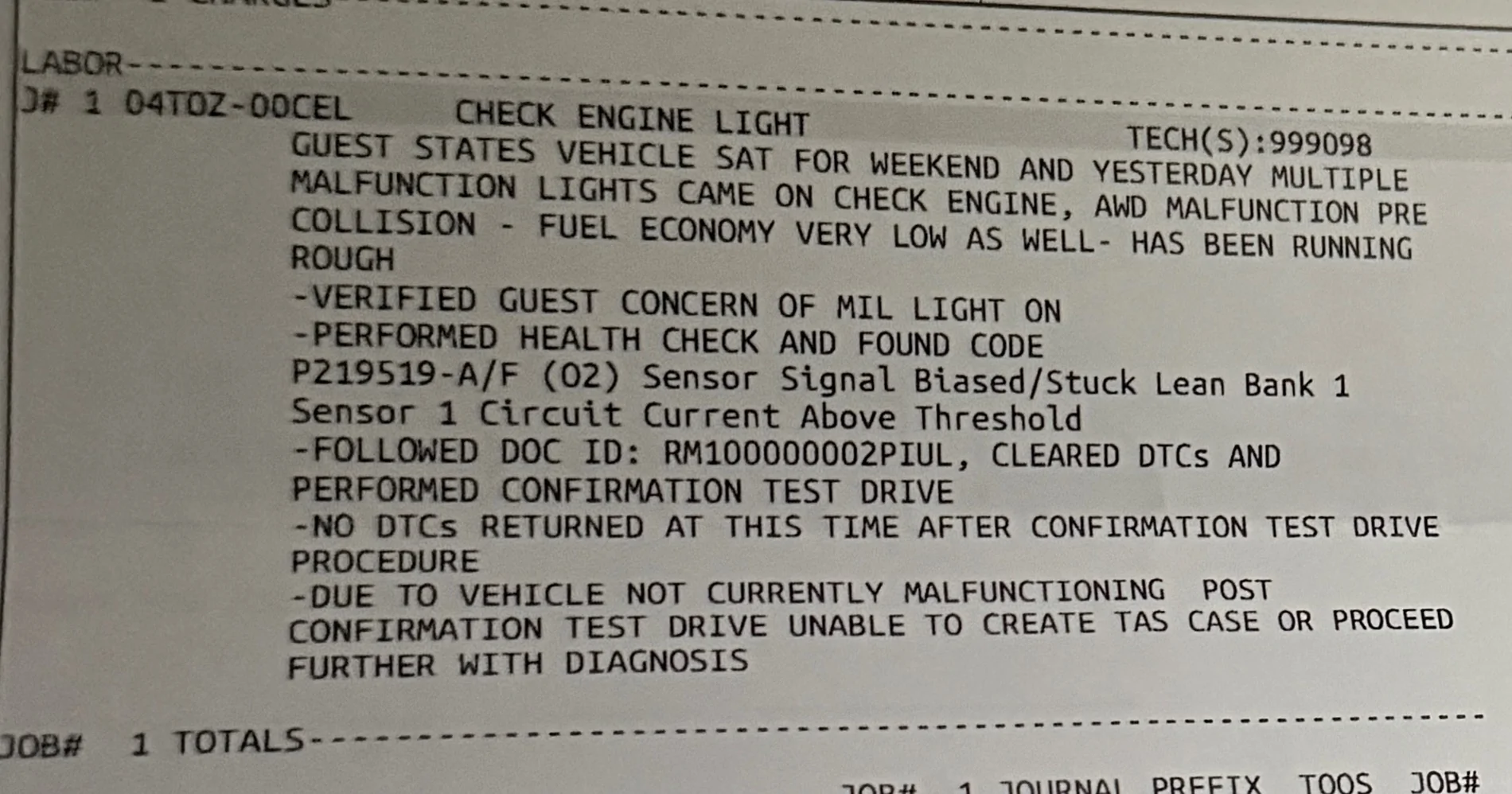 2025 4runner 6th gen Drive Start Control Issue - Check Engine IMG_0572