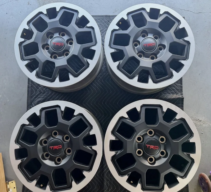 2025 4runner 6th gen WTS: 25' 4Runner ORP OEM 18" TRD Machined Alloy Wheels Set (SoCal, but shipping available) 1