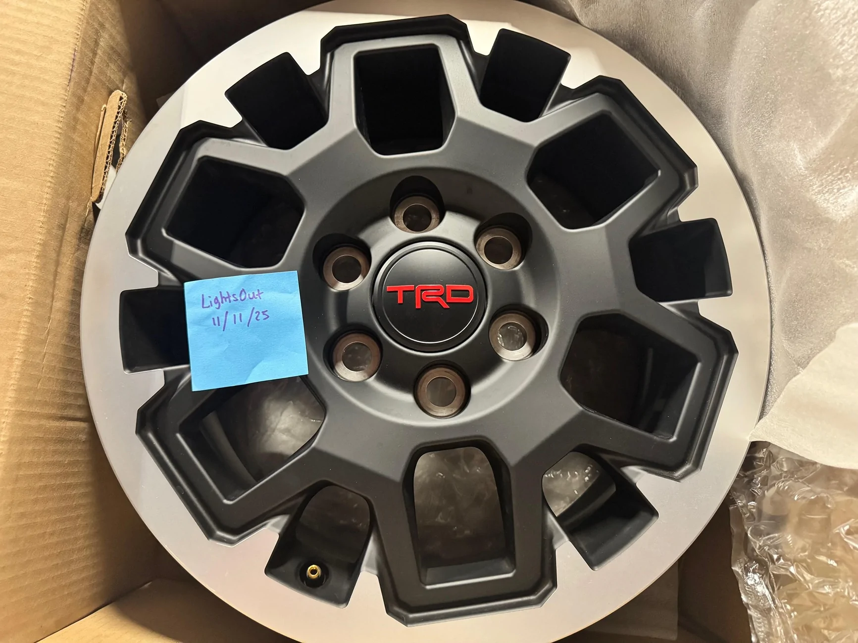 2025 4runner 6th gen WTS: 25' 4Runner ORP OEM 18" TRD Machined Alloy Wheels Set (SoCal, but shipping available) 001