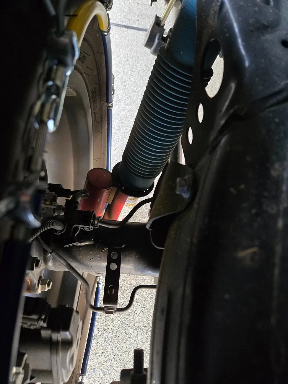 2025 4runner 6th gen Tire Chains Installed on 265/70/18 Tires - Chaining Up For Snow 20251111_104809