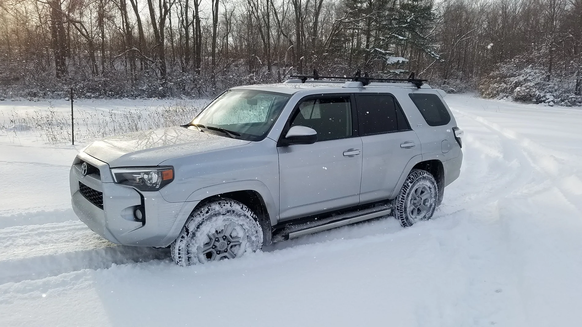 2025 4runner 6th gen This thing is a beast in a foot of snow on icy road 20220107_153024