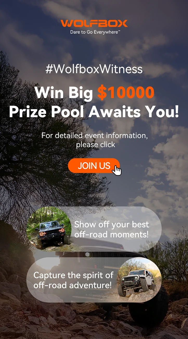 2025 4runner 6th gen Official Wolfbox Witness Contest Starts Now - $10000 Prize Pool Awaits WolfboxWitness Contest