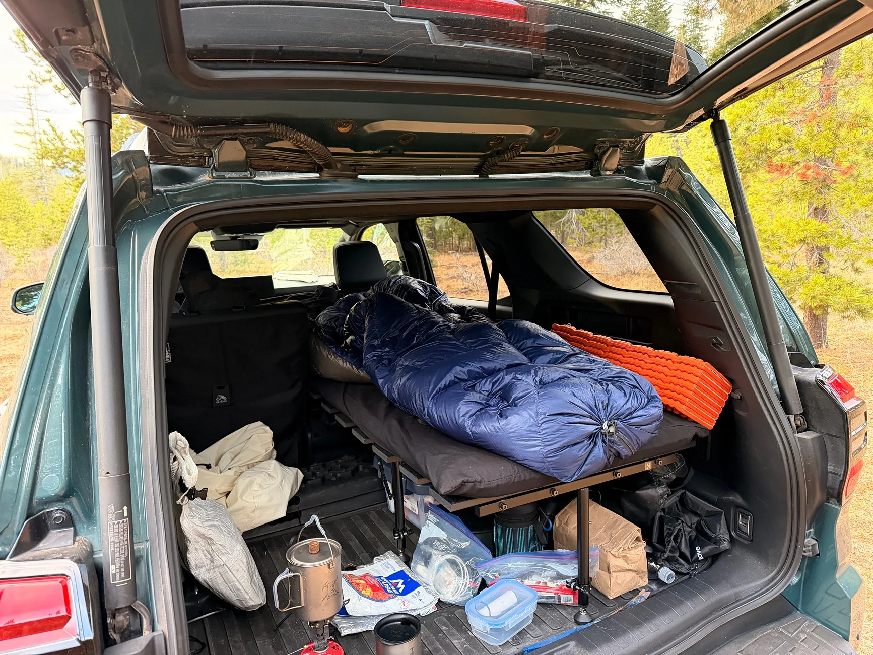 2025 4runner 6th gen First time camping in the 4Runner with Nokhu Rack cot / bed IMG_0967