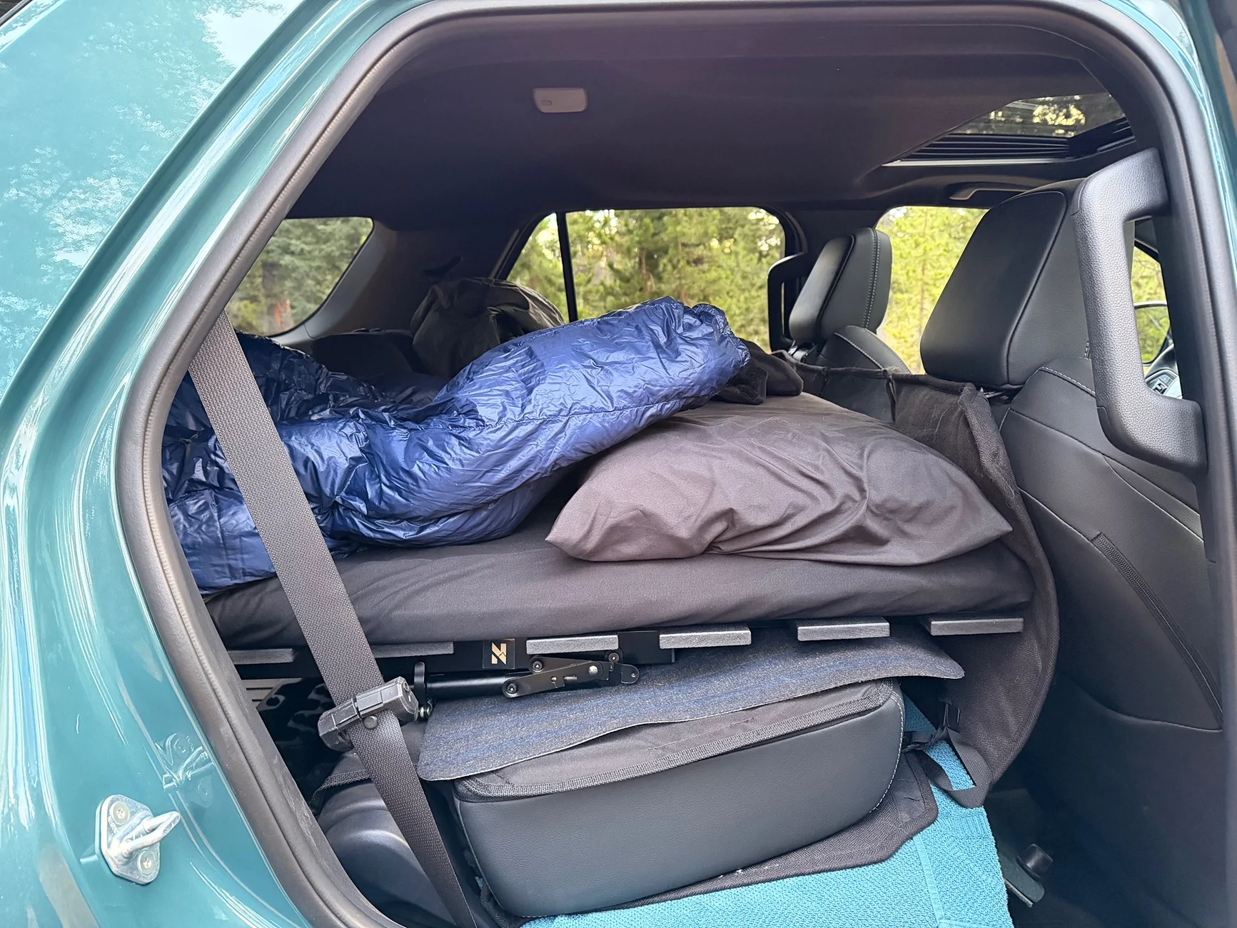 2025 4runner 6th gen First time camping in the 4Runner with Nokhu Rack cot / bed IMG_0968
