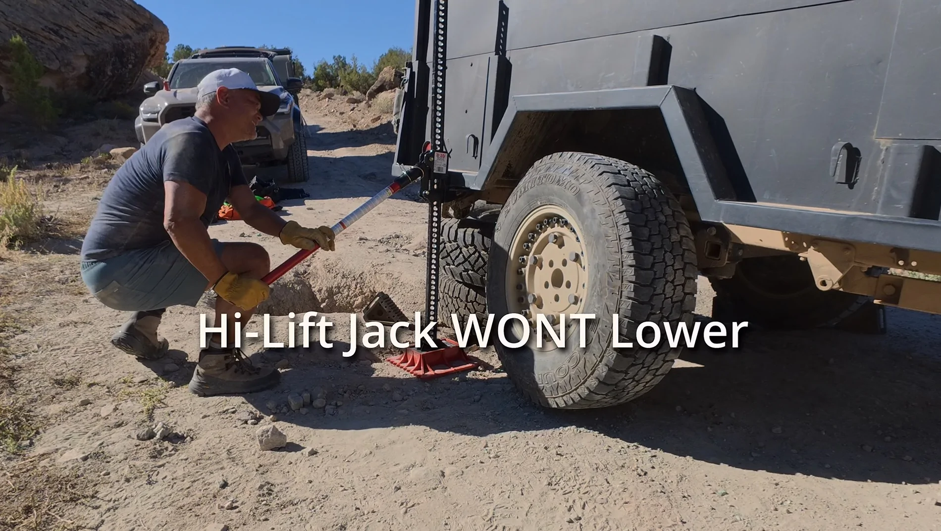 2025 4runner 6th gen Carnage on Rimrocker Trail: TRD Pro towing 4400 pound Arkto Overland Camper IMG_1939