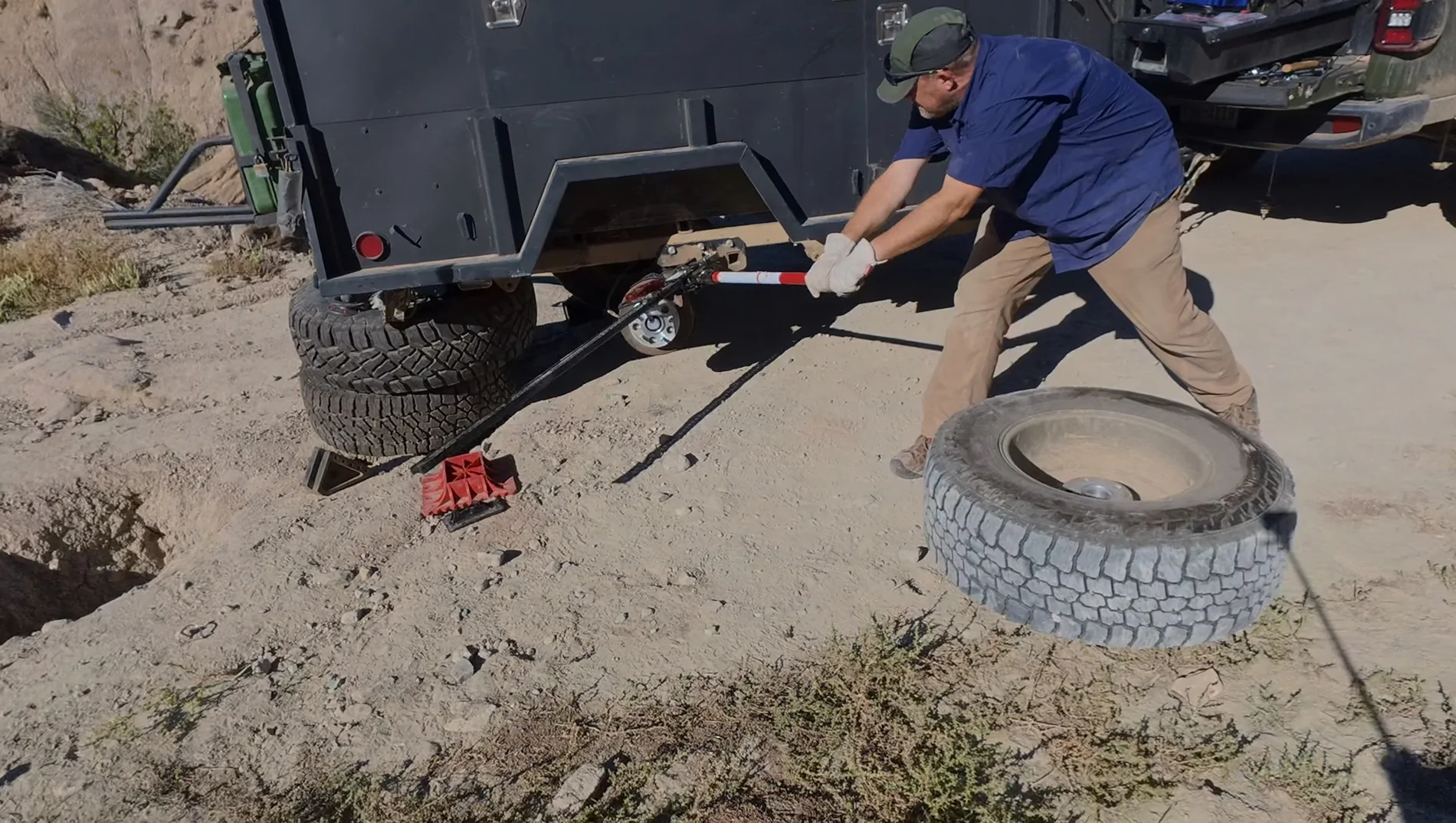 2025 4runner 6th gen Carnage on Rimrocker Trail: TRD Pro towing 4400 pound Arkto Overland Camper IMG_1938