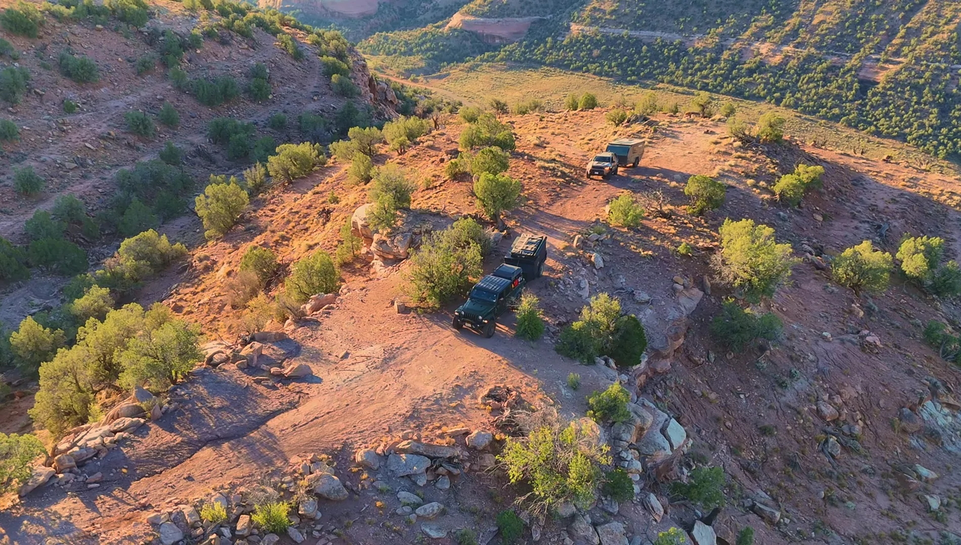 2025 4runner 6th gen Carnage on Rimrocker Trail: TRD Pro towing 4400 pound Arkto Overland Camper IMG_1929