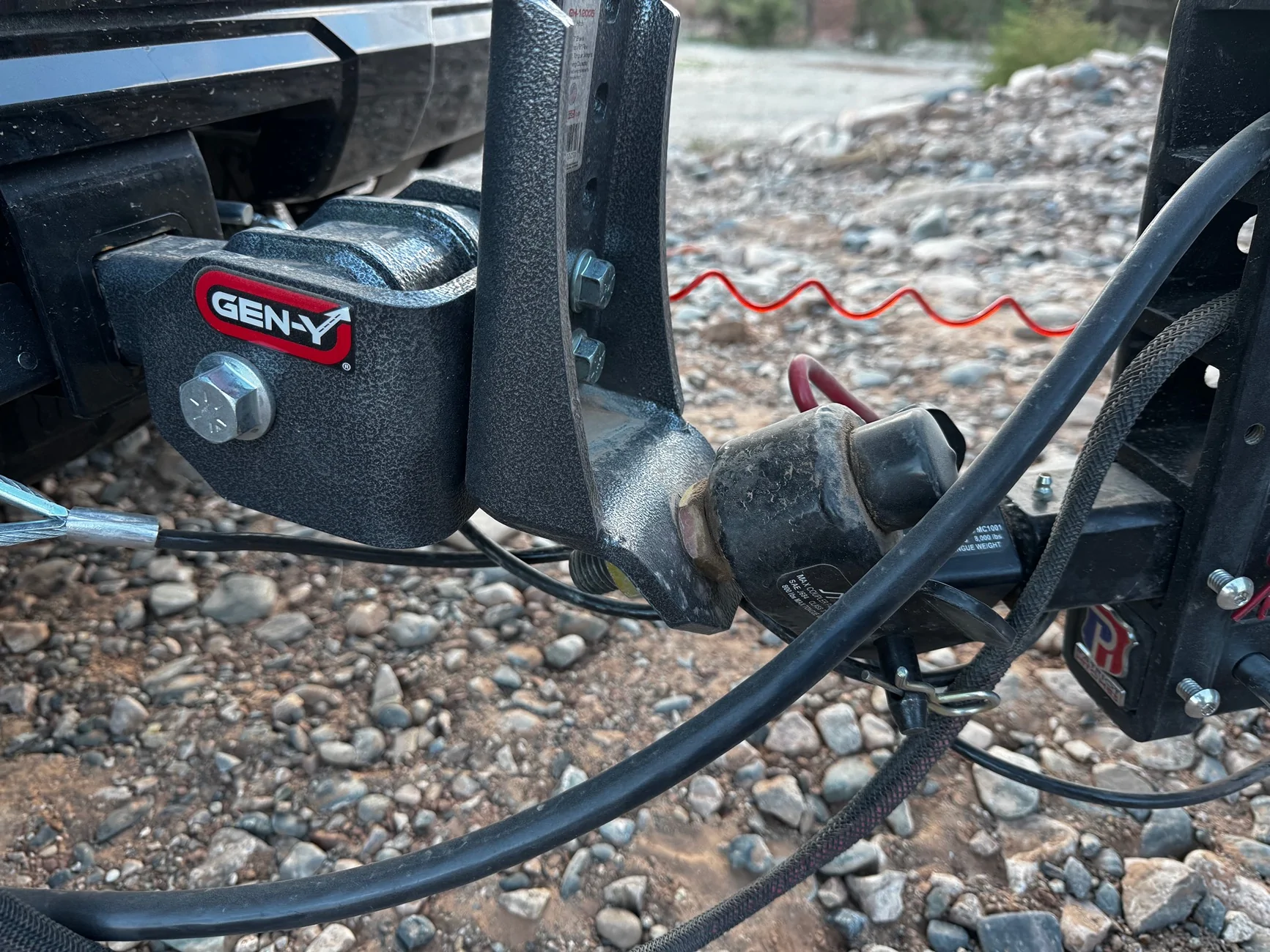 2025 4runner 6th gen Carnage on Rimrocker Trail: TRD Pro towing 4400 pound Arkto Overland Camper IMG_1433