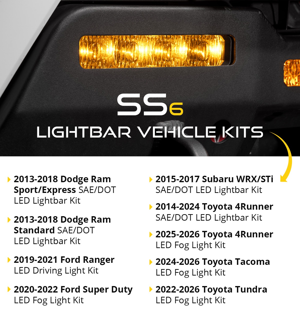 2025 4runner 6th gen NOW Available! NEW SS6 Lightbars and Kits | Diode Dynamics IoLhXLP