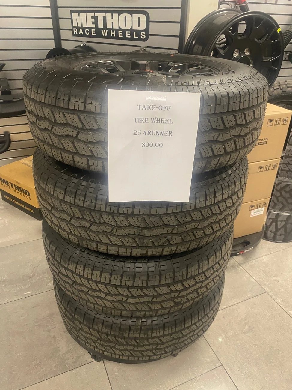 2025 4runner 6th gen Wheel/Tire Take-Offs For Sale at St. George Dealer IMG_6825