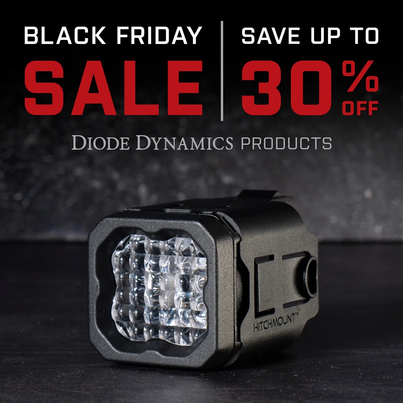 2025 4runner 6th gen Diode Dynamics Black Friday Sale DD Black Friday Sale - Ambassador Graphic - Square - HitchMount 2