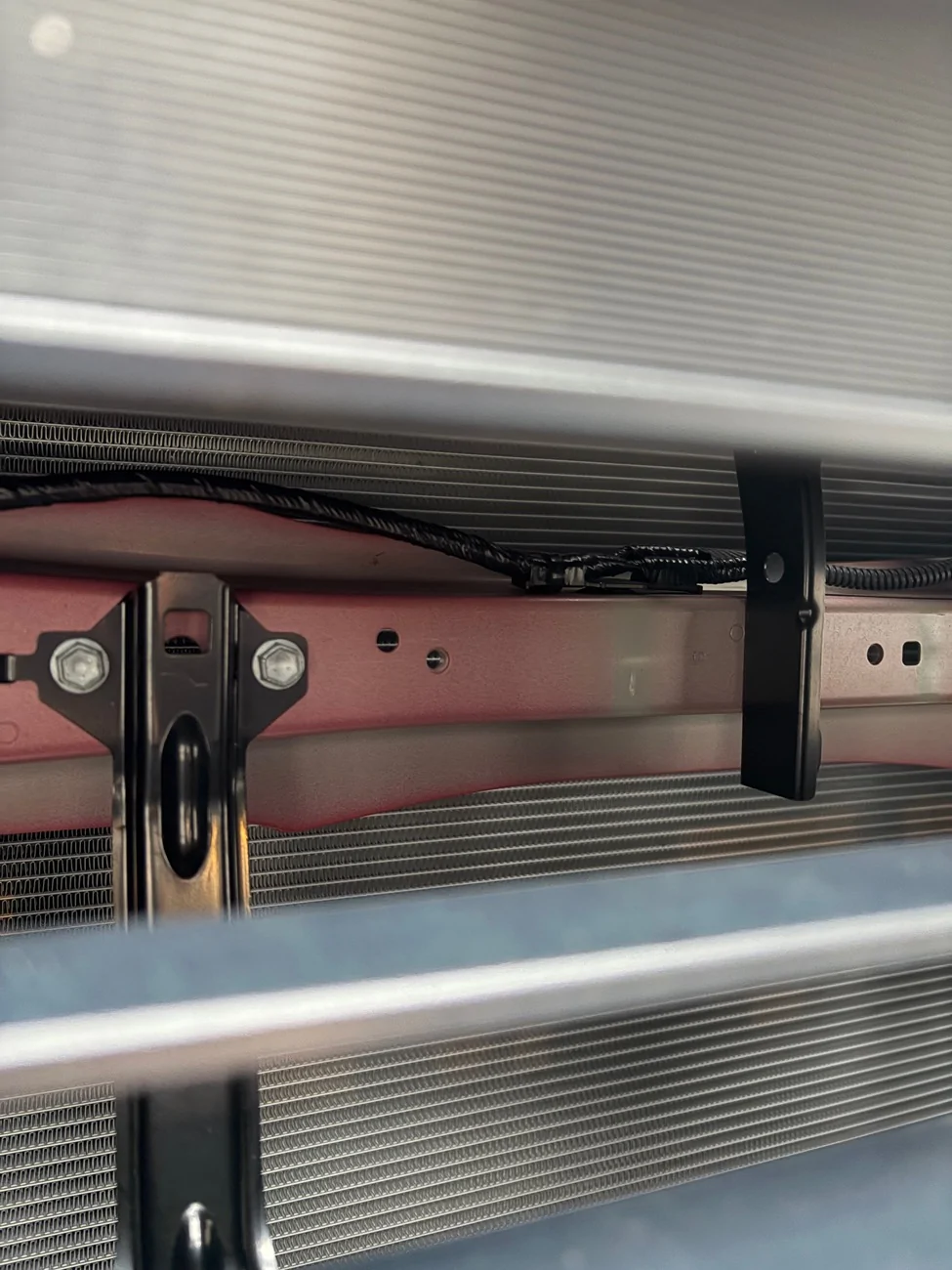 2025 4runner 6th gen Unfinished paint on cross members in engine compartment IMG_1347