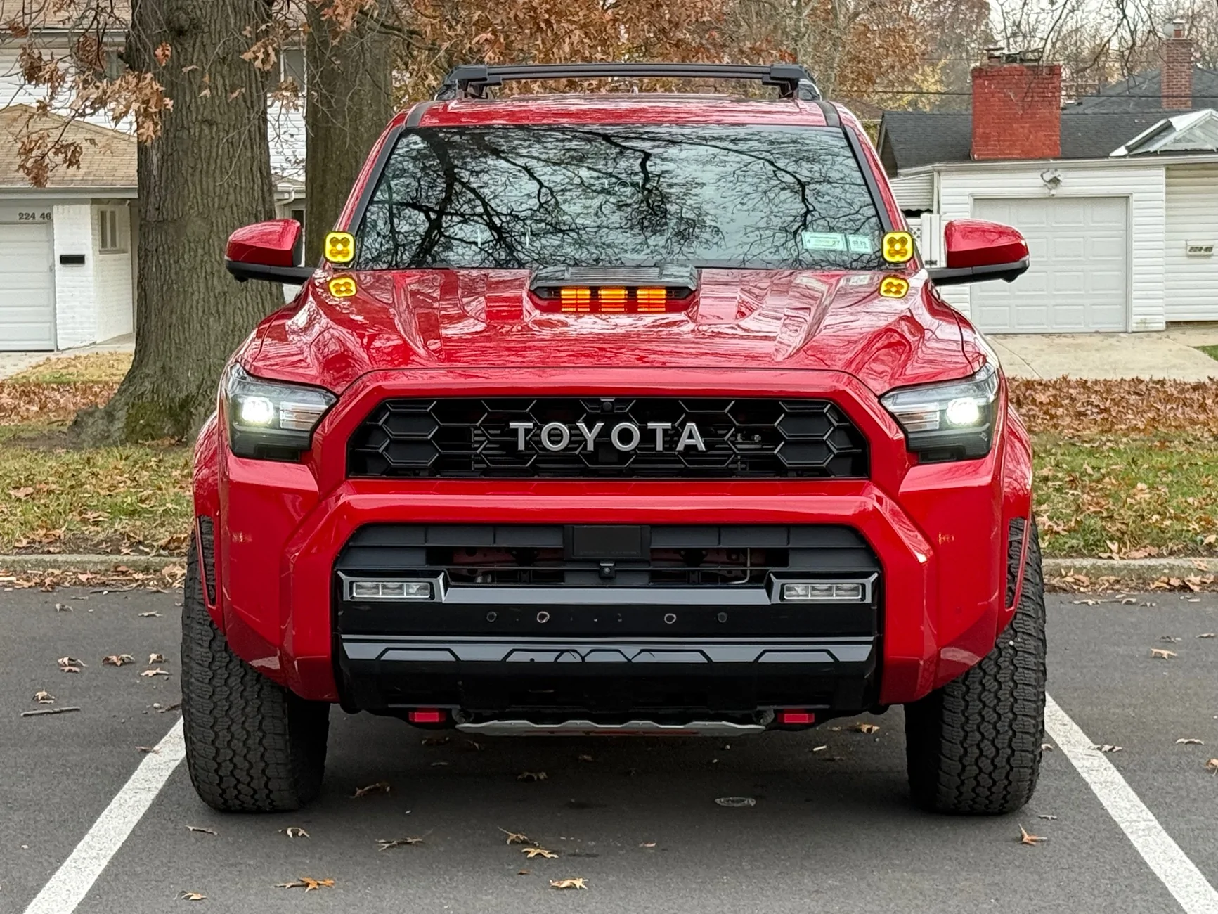 2025 4runner 6th gen Installed Hood Scoop Raptor Lights !!! IMG_5364