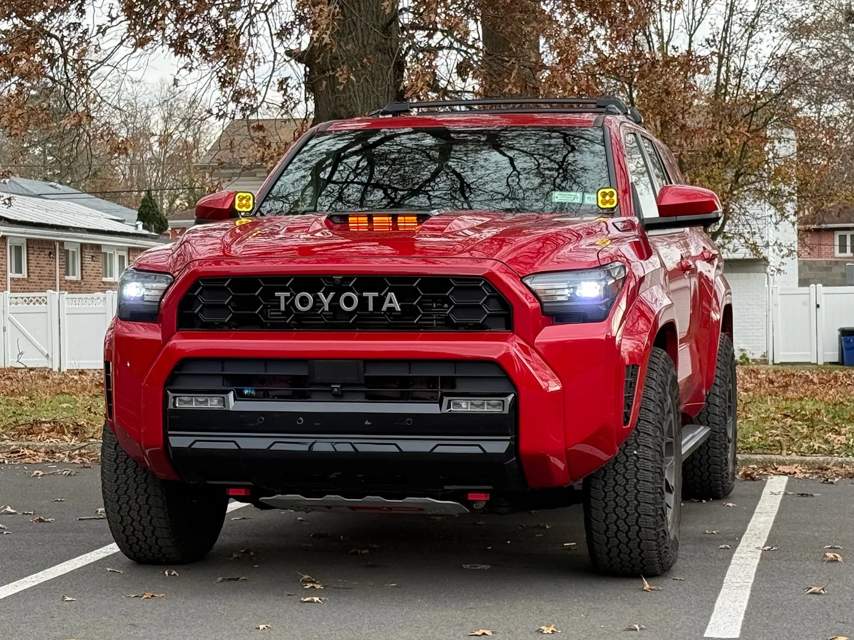 2025 4runner 6th gen Installed Hood Scoop Raptor Lights !!! IMG_5366