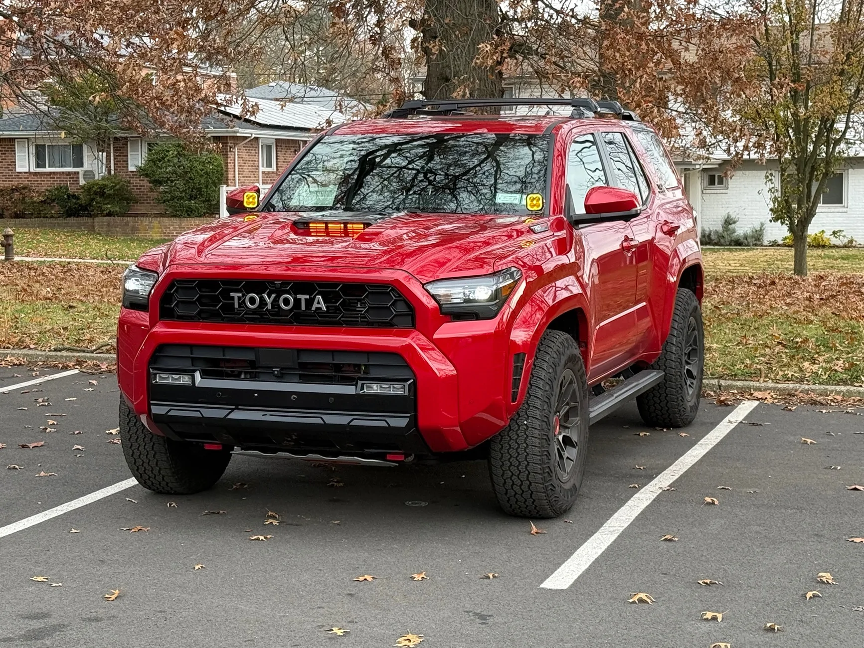 2025 4runner 6th gen Installed Hood Scoop Raptor Lights !!! IMG_5369