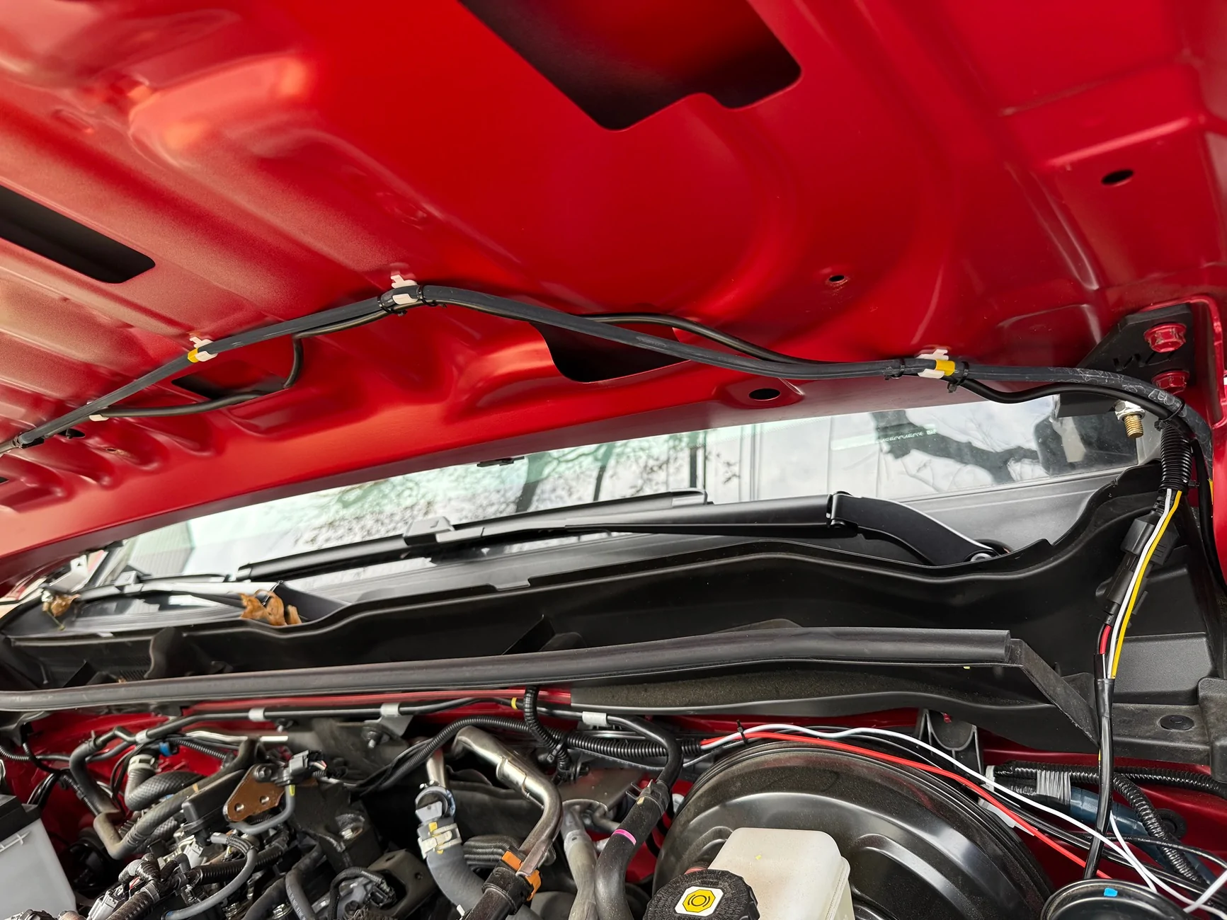 2025 4runner 6th gen Installed Hood Scoop Raptor Lights !!! IMG_5349