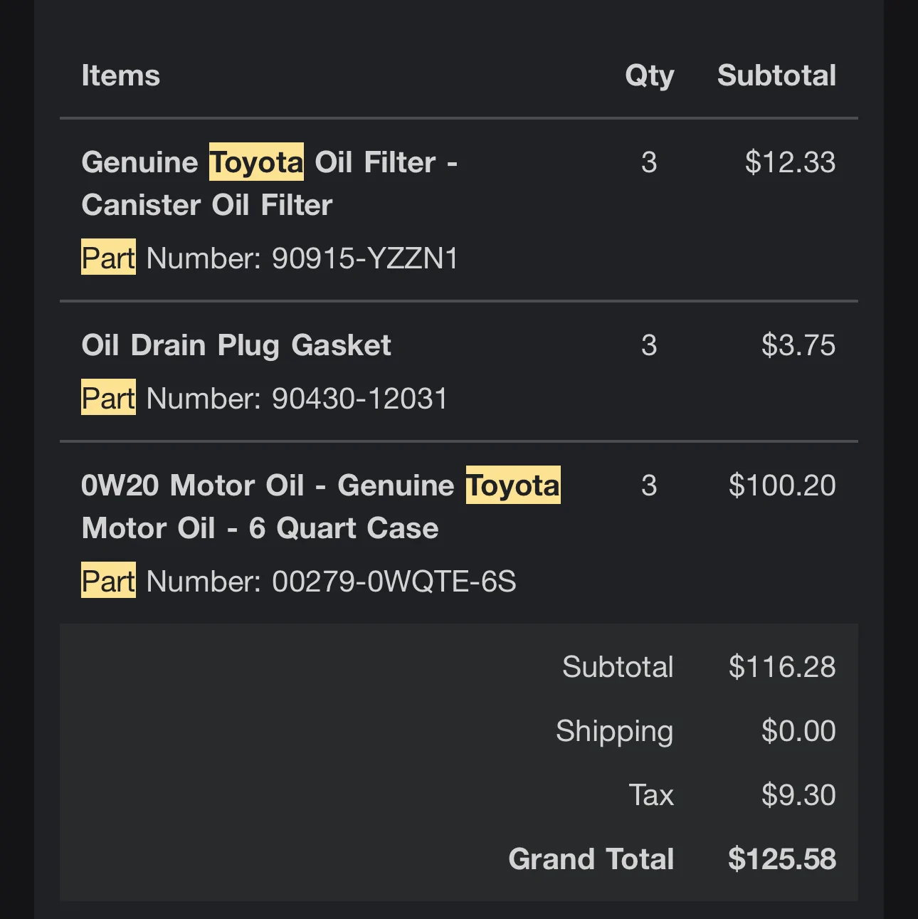 2025 4runner 6th gen Do you change your own oil or have Toyota service center do it? IMG_3678