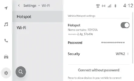 2025 4runner 6th gen AT&T Hotspot - How to view Cellular Signal? 1764010786442-ym