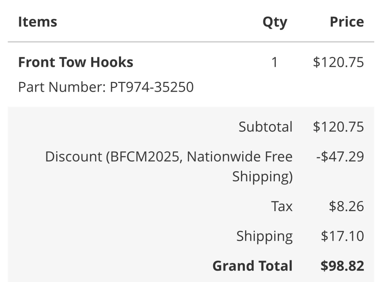 2025 4runner 6th gen Tow hooks! IMG_9564