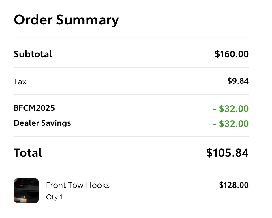 2025 4runner 6th gen Tow hooks! IMG_1288