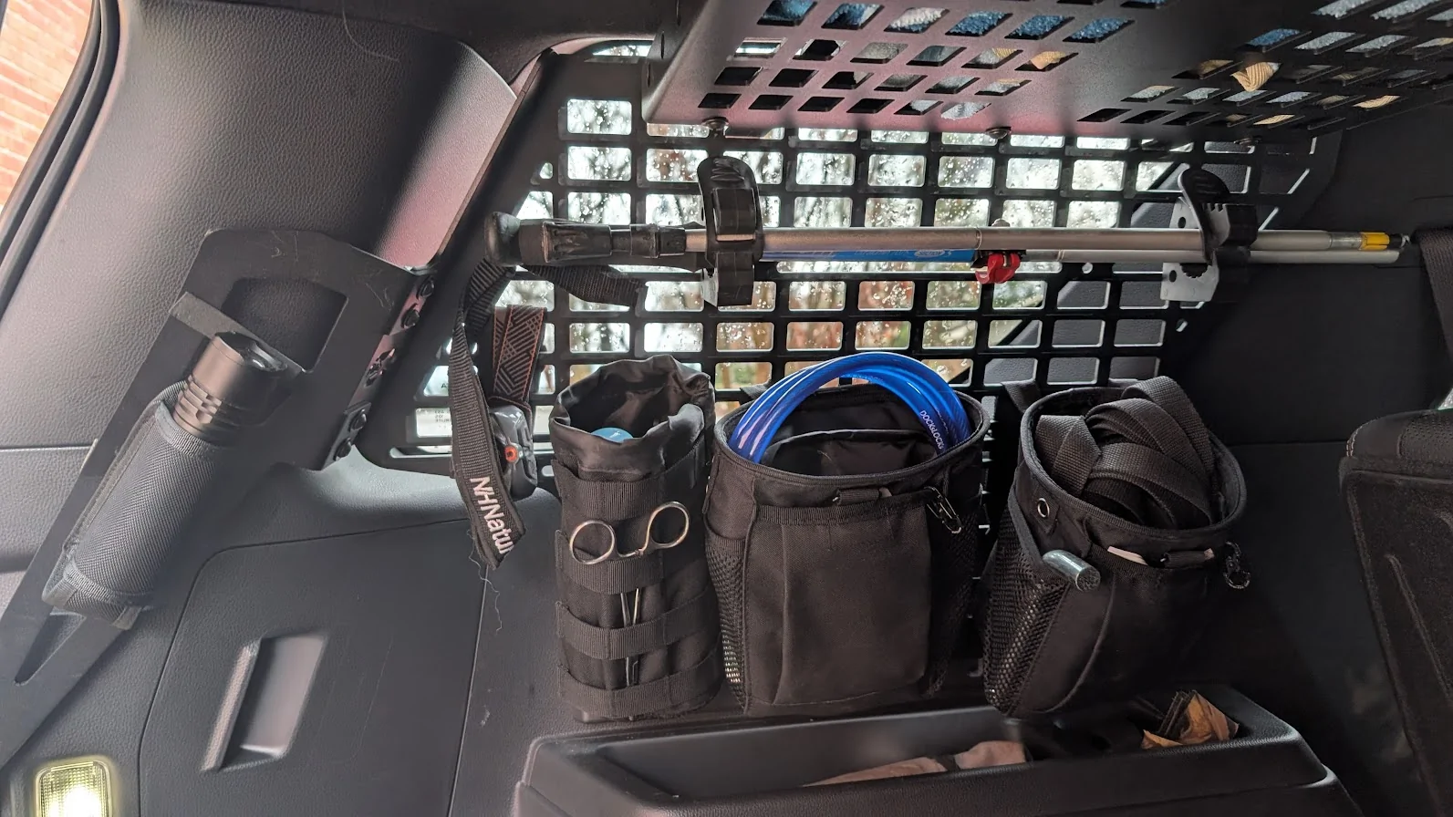 2025 4runner 6th gen Cali Raised Interior Molle Panels and Overhead Tray- Installed PXL_20251125_151619623