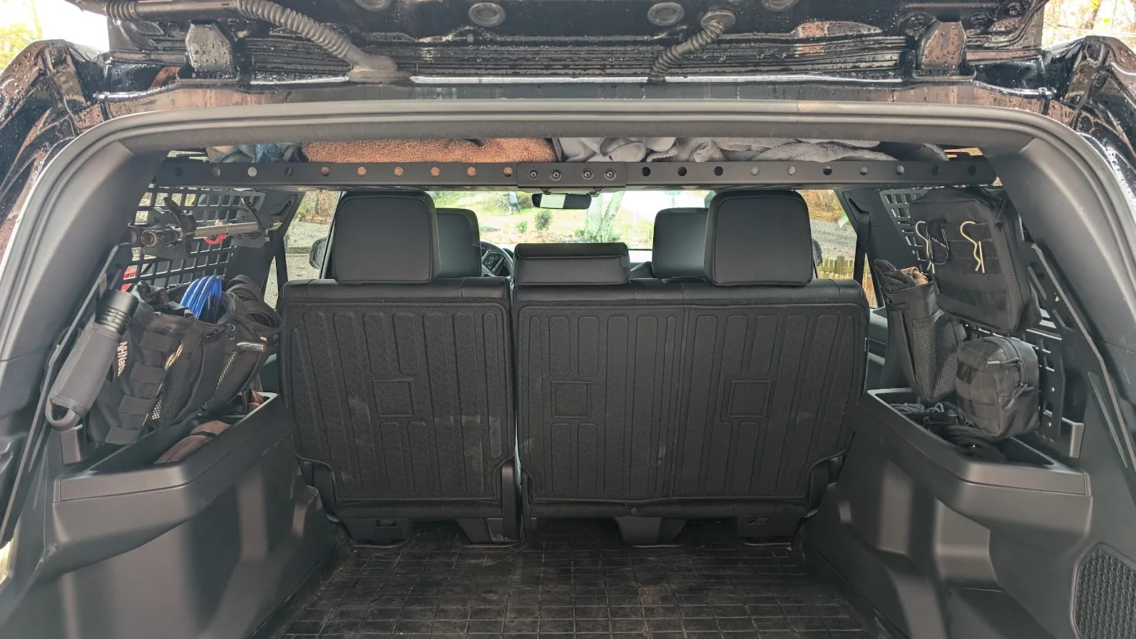 2025 4runner 6th gen Cali Raised Interior Molle Panels and Overhead Tray- Installed PXL_20251125_151556241