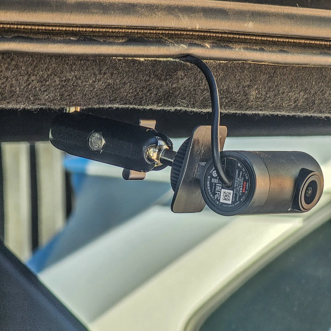 2025 4runner 6th gen Rear dashcam mount install w/ adjustable dual ball arm 1000223175