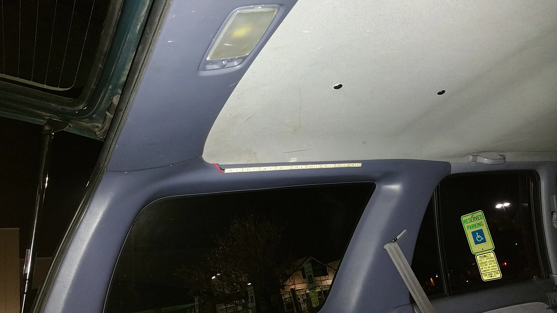 2025 4runner 6th gen Cargo Lamps option install in cargo area interior - photos & DIY instructions 20161102_220730