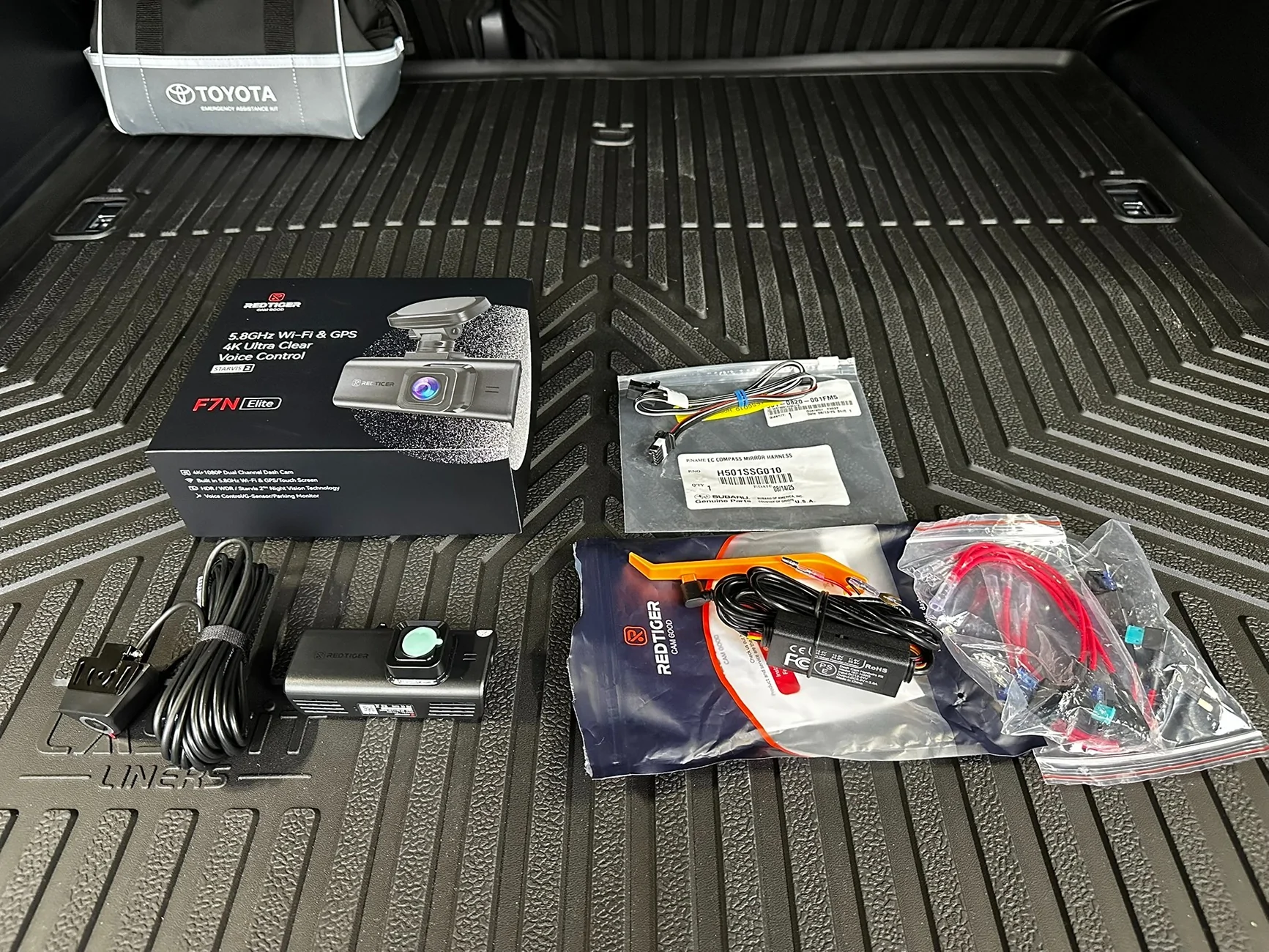 2025 4runner 6th gen Redtiger F7N Elite Dash Cam (front and external rear camera) install with lots of pictures! IMG_7238