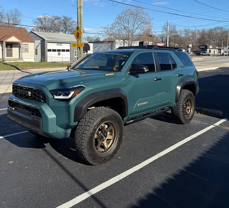 2025 4runner 6th gen Westcott Preload Collar Lift installed on TrailHunter suspension + Bronze Volk TE37SB 18x8.5 +22 offset & Falken Wildpeak AT4W Westcott Preload Collar Lift Installed on Trailhunter Suspension + Bronze Volk TE37SB & Falk