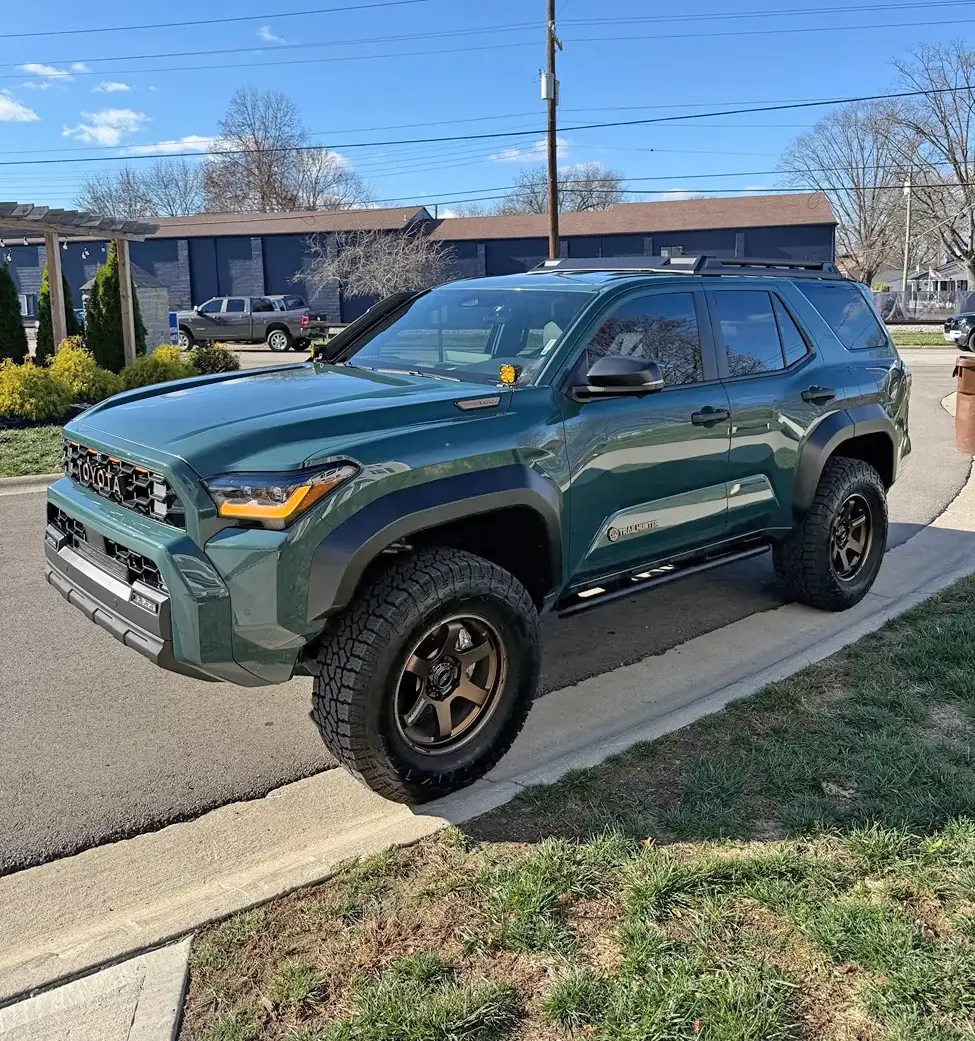 2025 4runner 6th gen Westcott Preload Collar Lift installed on TrailHunter suspension + Bronze Volk TE37SB 18x8.5 +22 offset & Falken Wildpeak AT4W Westcott Preload Collar Lift Installed on Trailhunter Suspension + Bronze Volk TE37SB & Falk