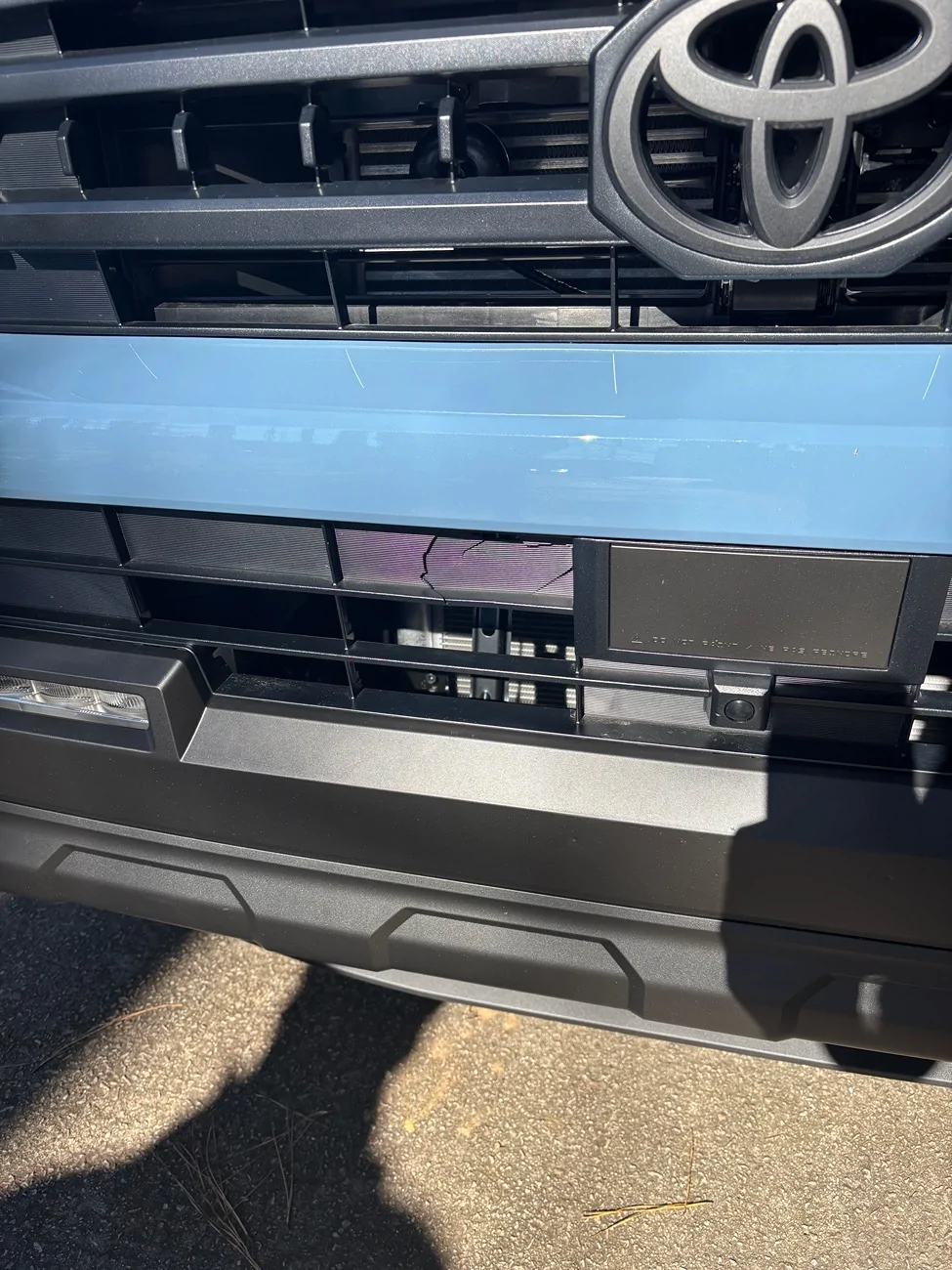 2025 4runner 6th gen Cracked Plastic Lower Grill IMG_6989