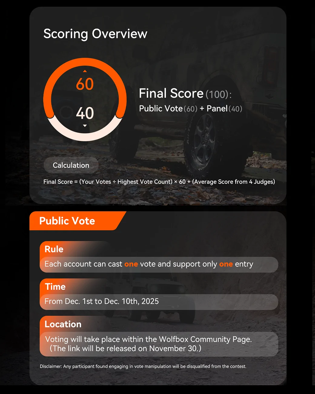 2025 4runner 6th gen Official Wolfbox Witness Contest Starts Now - $10000 Prize Pool Awaits 20251202-194416