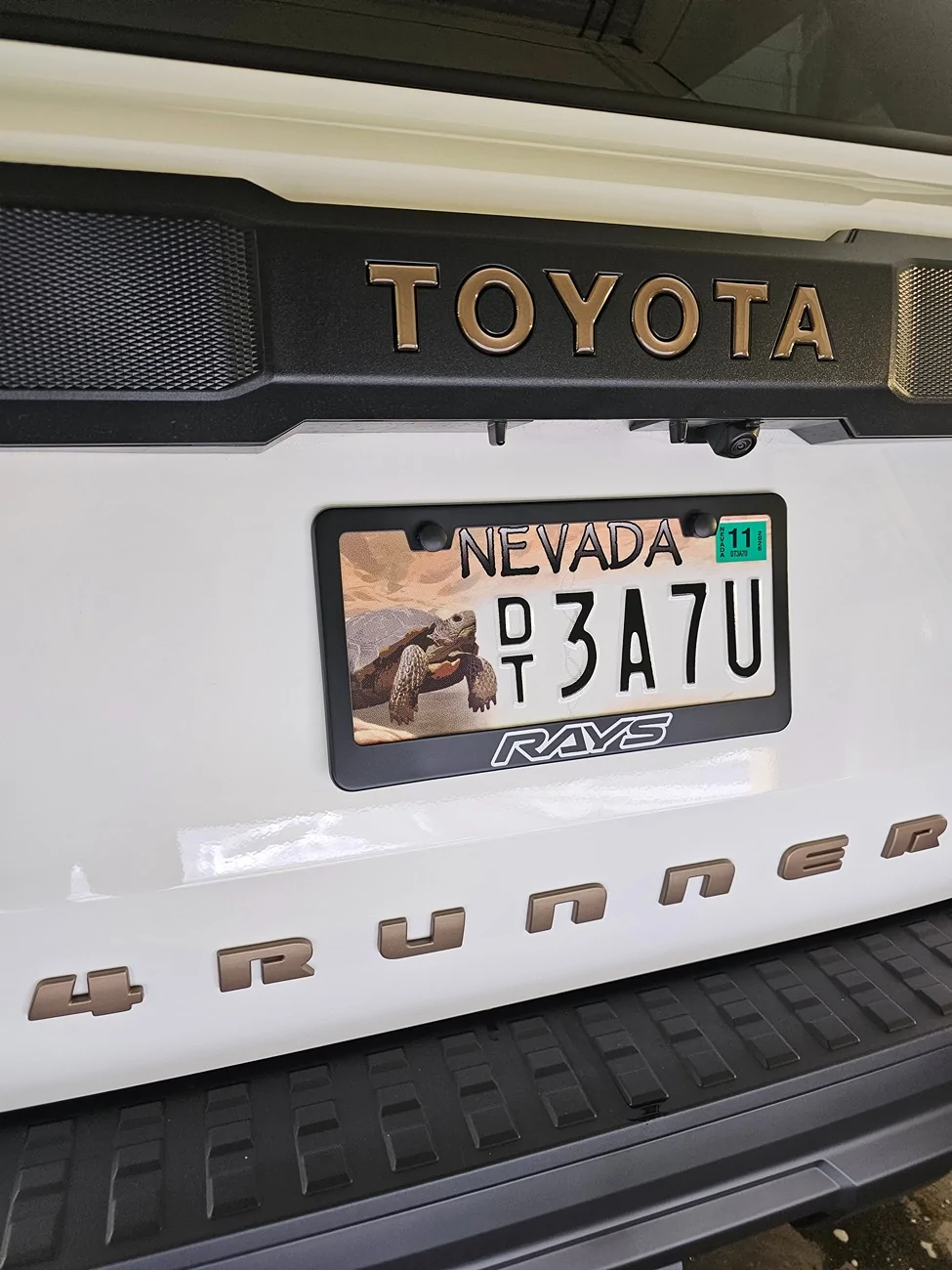 2025 4runner 6th gen Looking for part numbers for both bronze tailgate overlays 1000042945