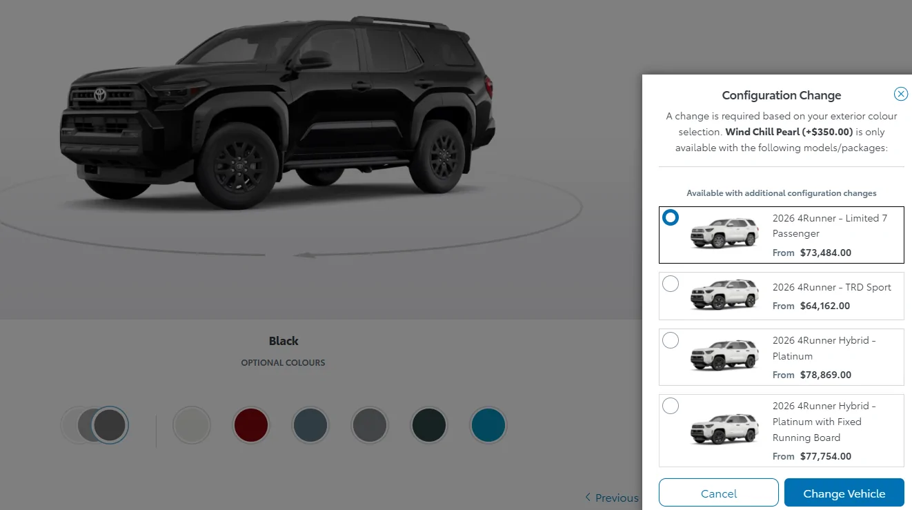 2025 4runner 6th gen 2026 Model SR5 Colors in Canada? 1764886700863-vx