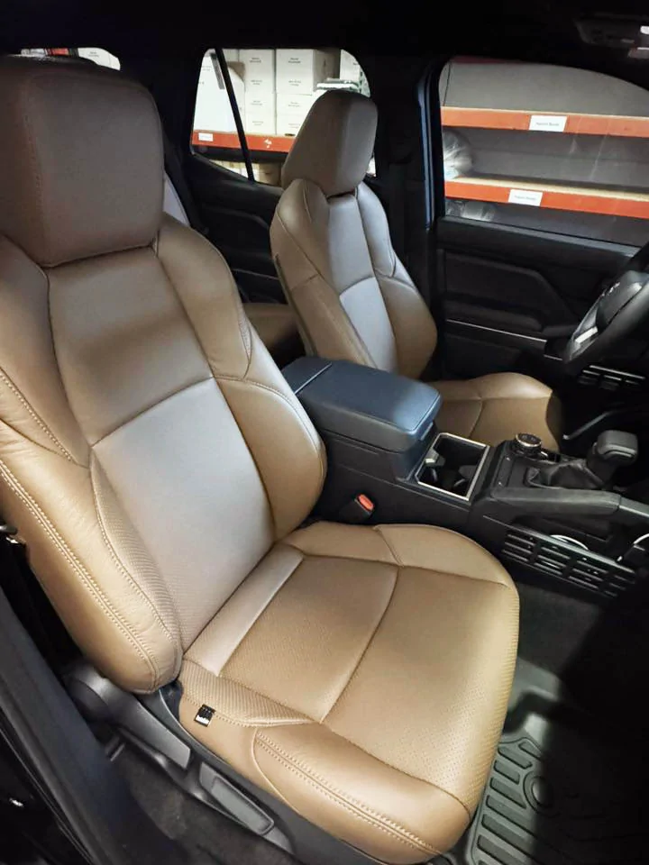 2025 4runner 6th gen Katzkin Leather Seats - Walnut Color installed Katzkin Leather Seats - Walnut Color 4
