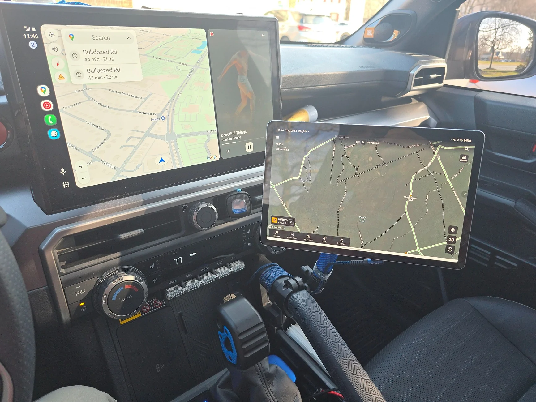 2025 4runner 6th gen Teton shift knob (aluminum) installed 20251204_114650