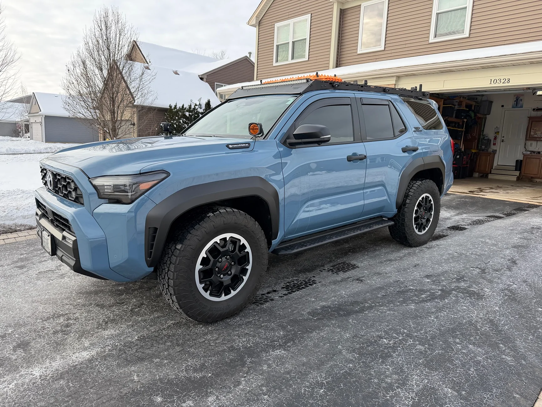 2025 4runner 6th gen 1.5" KSP wheel spacers installed + 275/60/20 Falken Wildpeak A/T4W on stock TRD Sport wheels. IMG_6397