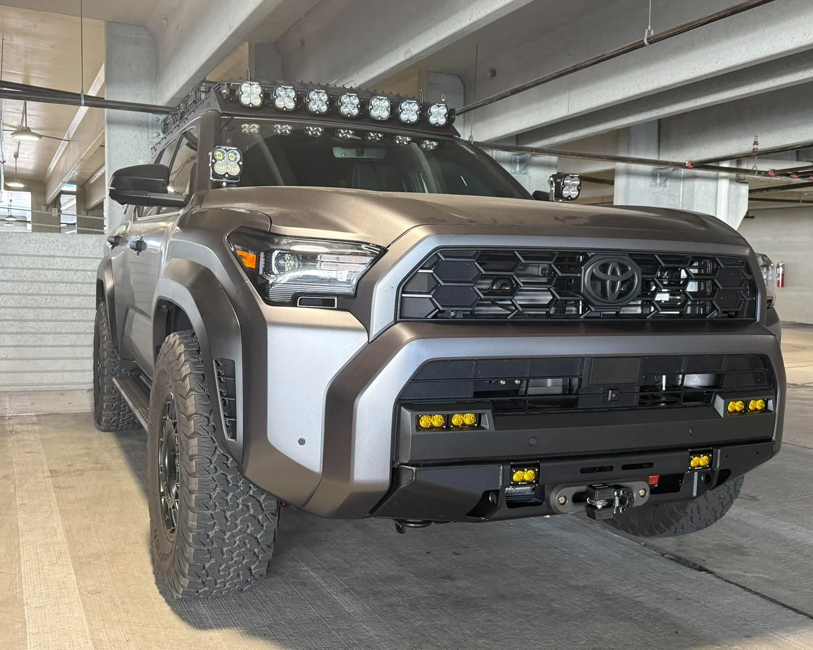 2025 4runner 6th gen TRD ORP build: Satin Dark Gray wrap, Dissent winch bumper, 12k winch, Baja lights, 285/75/17 KO2 tires, Black Rhino +25mm offset, roof rack mods! TRD ORP build: Satin Dark Gray wrap, Dissent winch bumper, 12k winch, Baja lights, 285:75:17 