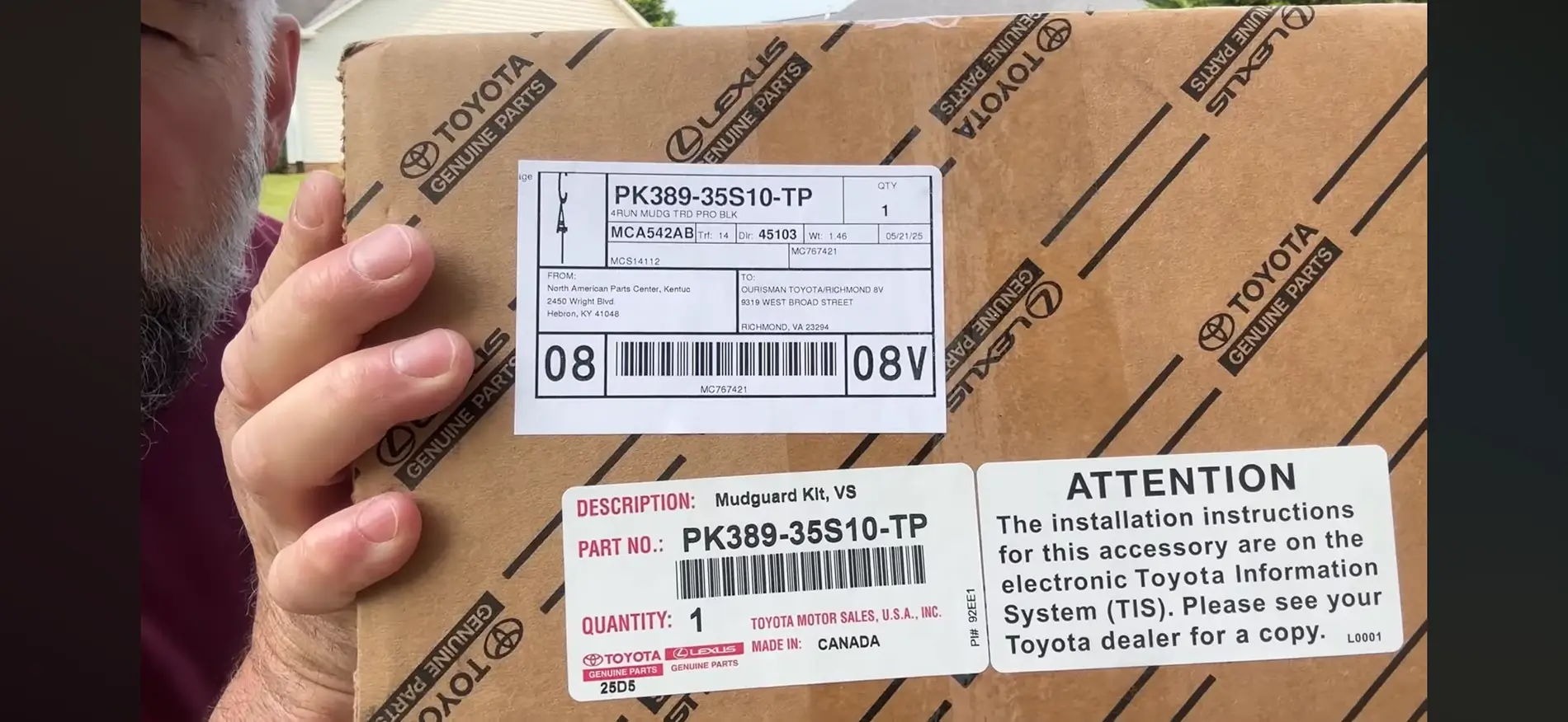 2025 4runner 6th gen Blue got new shoes: Falken 285/70/18 + TRD wheels installed on TRD ORP IMG_5282