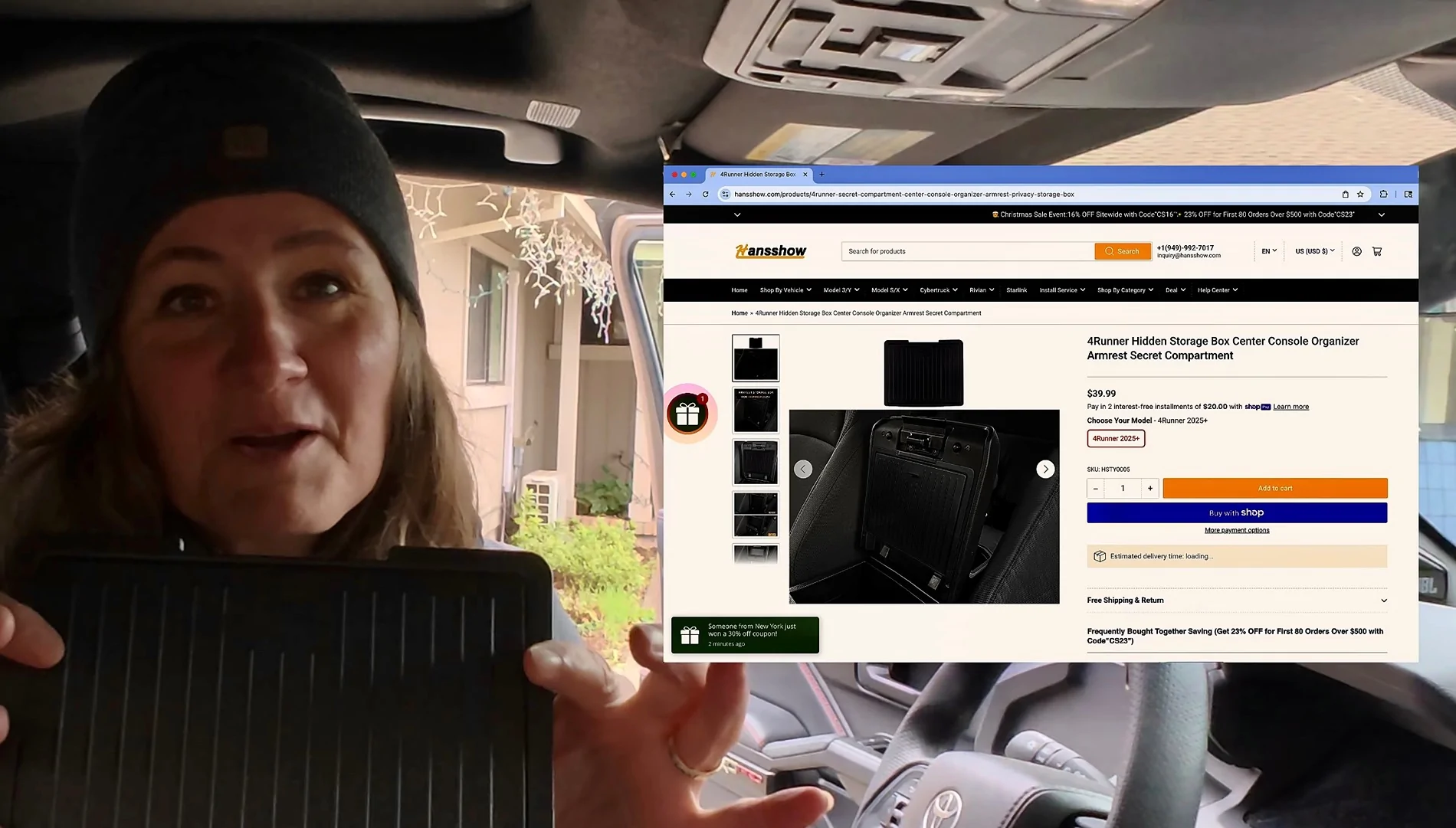 2025 4runner 6th gen Hood struts and secret compartment IMG_2277