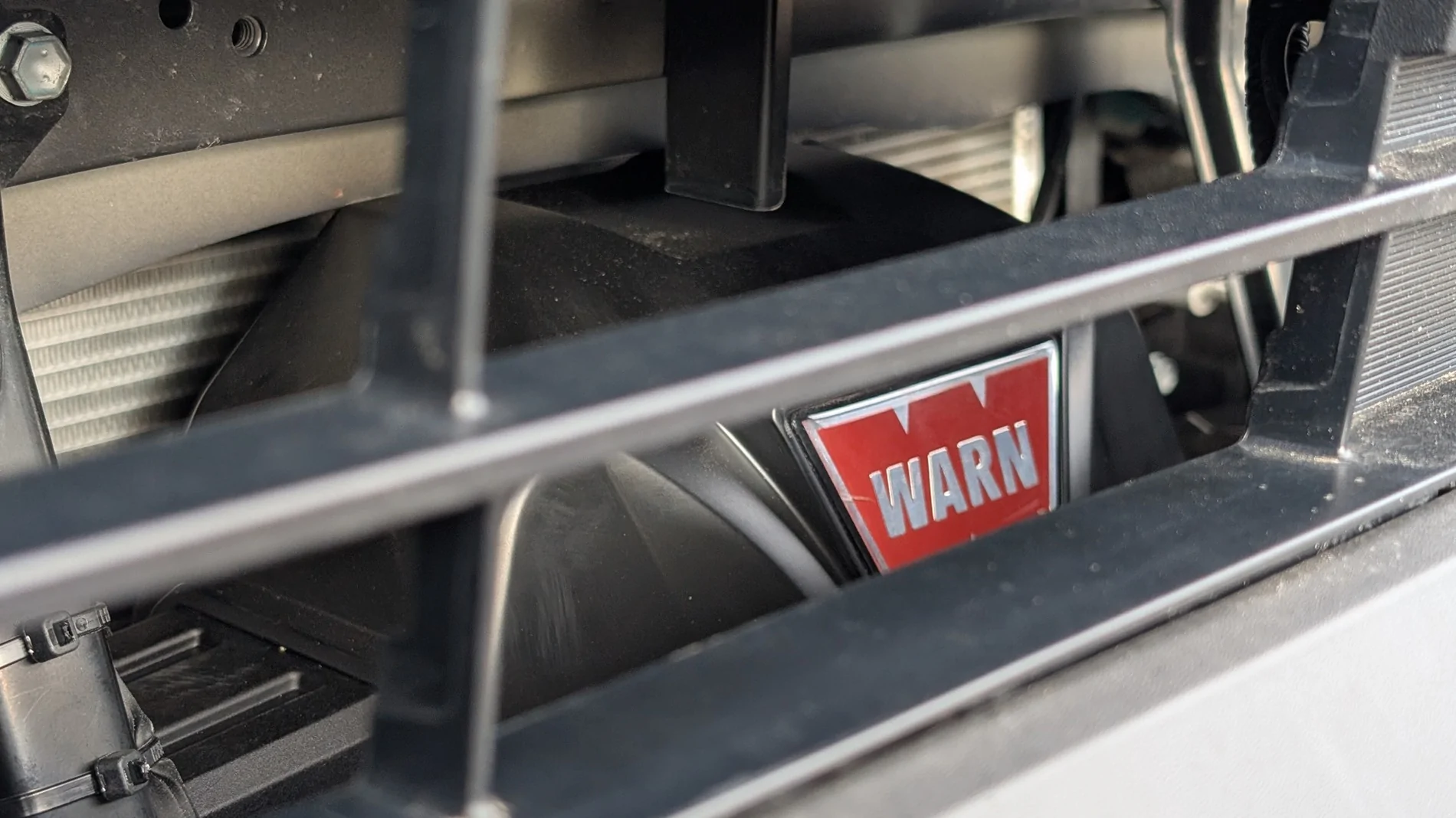 2025 4runner 6th gen RCI Pike Front Bumper with Warn ZEON 10 Winch installed PXL_20251211_162137627