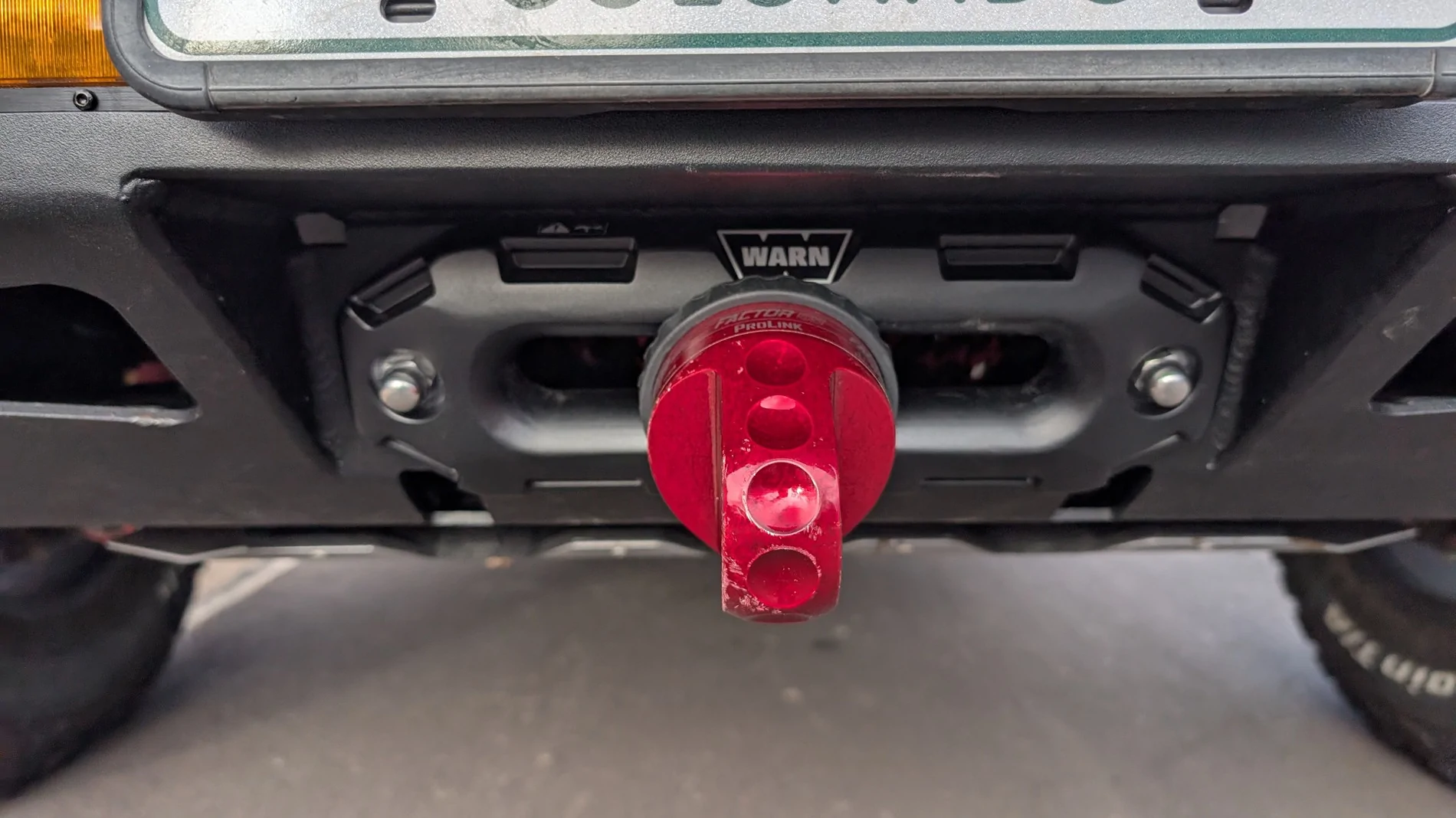 2025 4runner 6th gen RCI Pike Front Bumper with Warn ZEON 10 Winch installed PXL_20251211_160513418