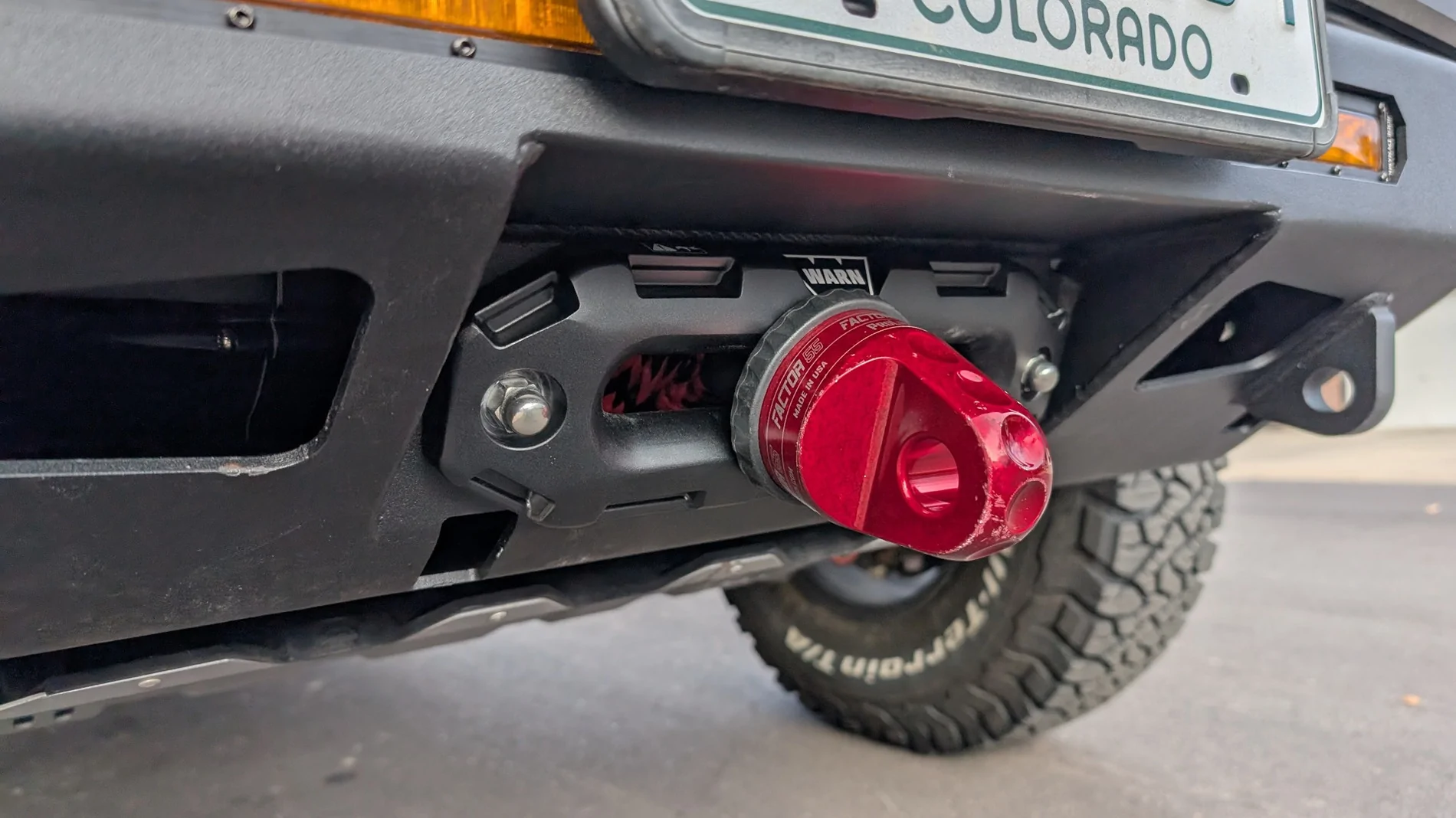 2025 4runner 6th gen RCI Pike Front Bumper with Warn ZEON 10 Winch installed PXL_20251211_160516315