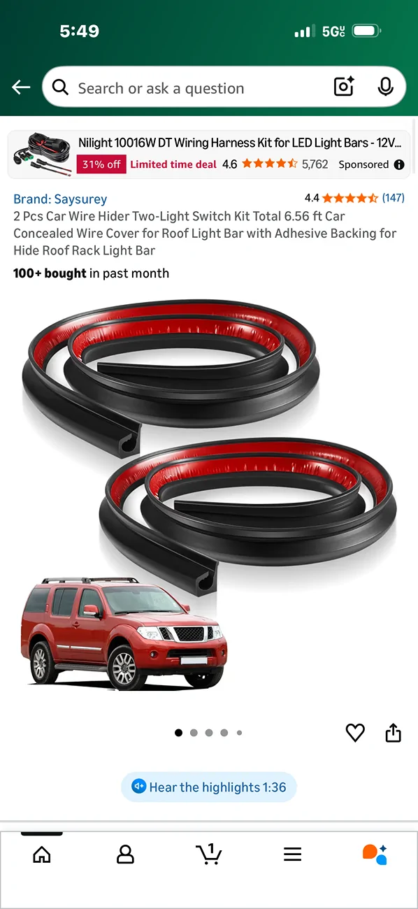 2025 4runner 6th gen Prewired Auxiliary Connector location(s) IMG_6455