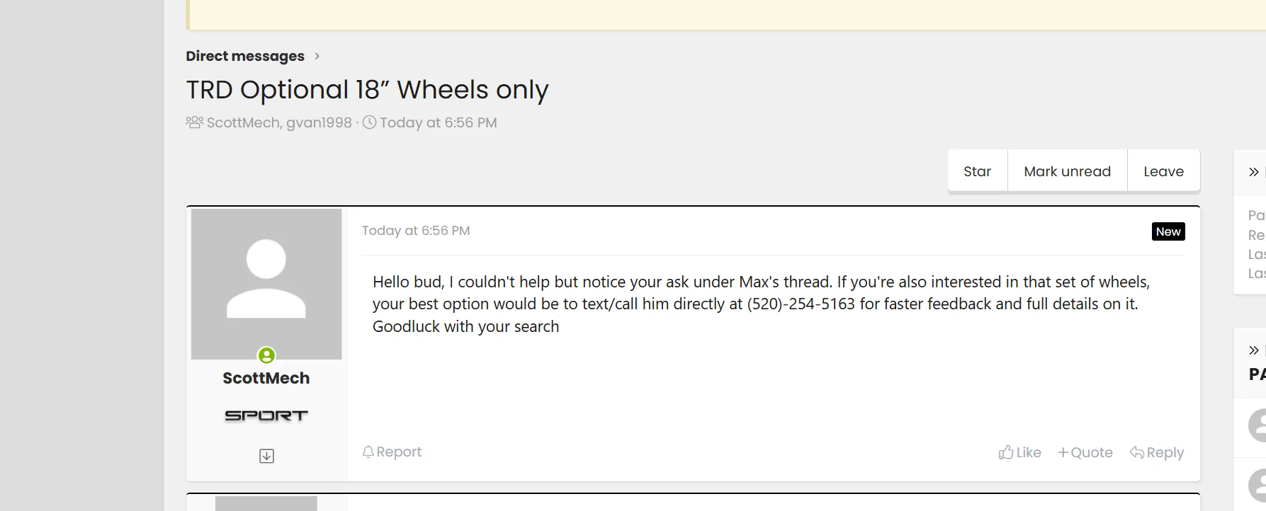 2025 4runner 6th gen New scams discovered: unsolicted direct messages 1765673984083-il