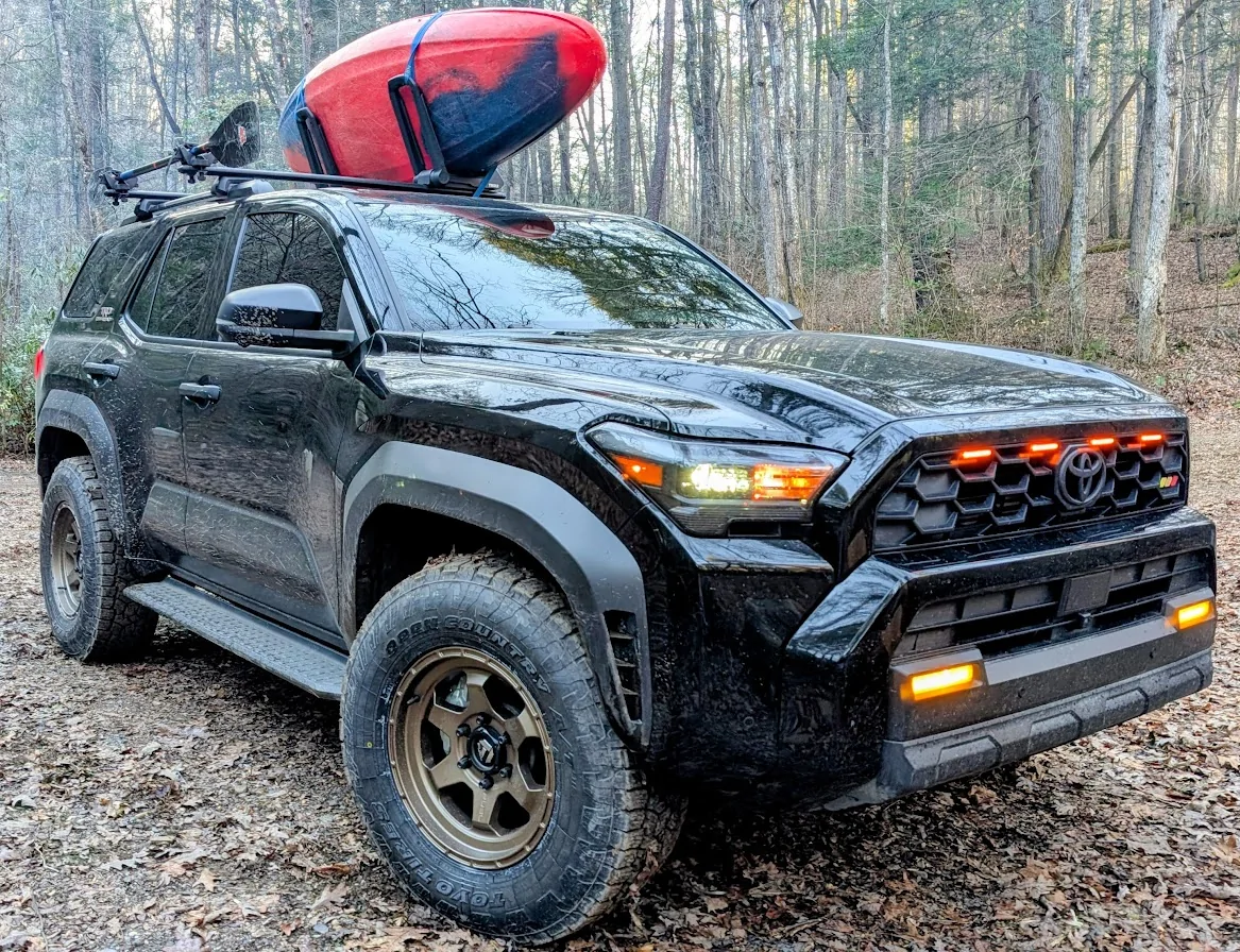 2025 4runner 6th gen Bronze Fuel Shoks/Toyo AT3s on Black ORP PXL_20251213_211146130.MP~2