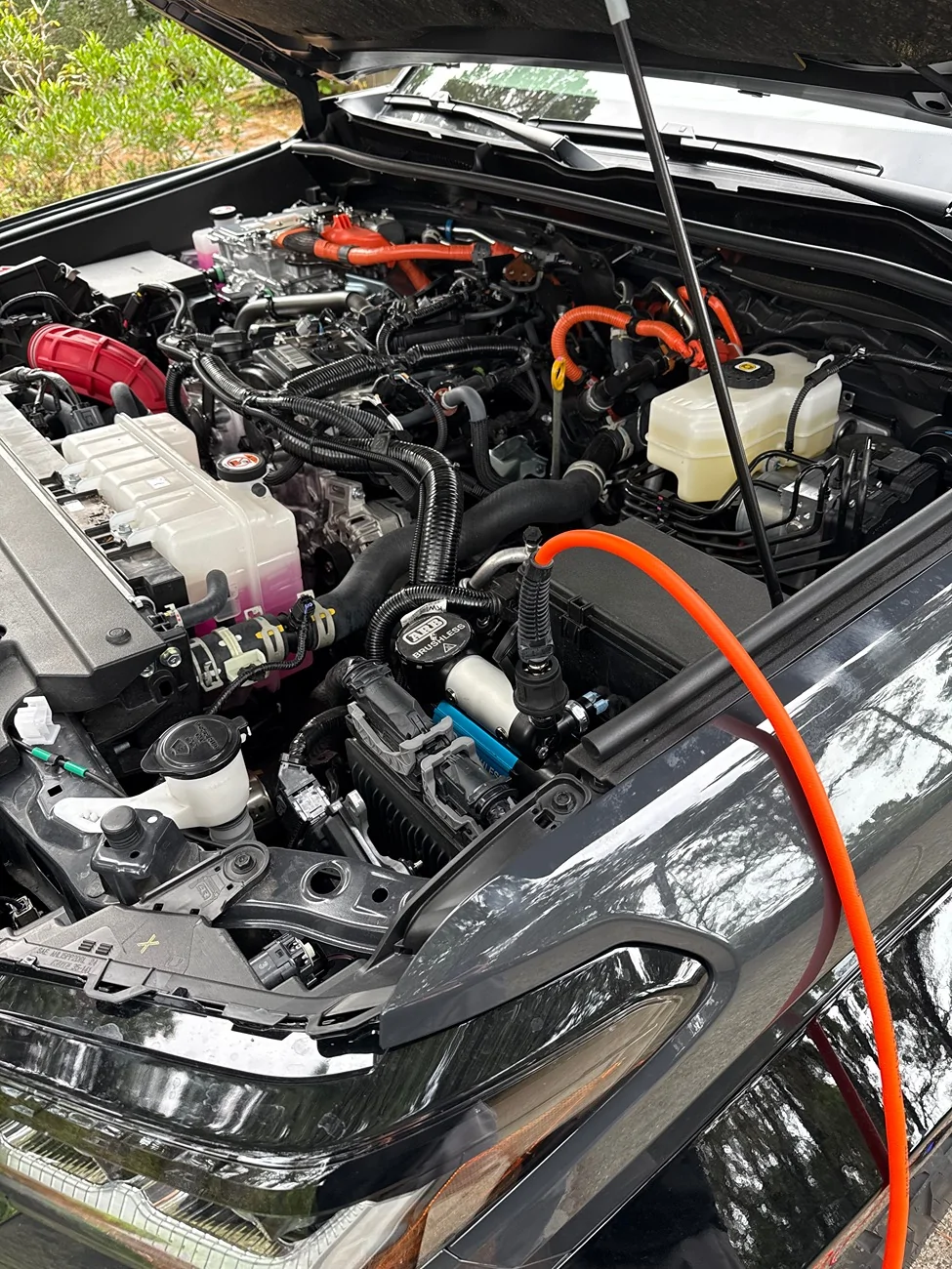 2025 4runner 6th gen Frank the Tank TRD Pro build - RCI rock sliders, NYTOP recovery points, roof rails removed, Matte Military Green wrap IMG_4584