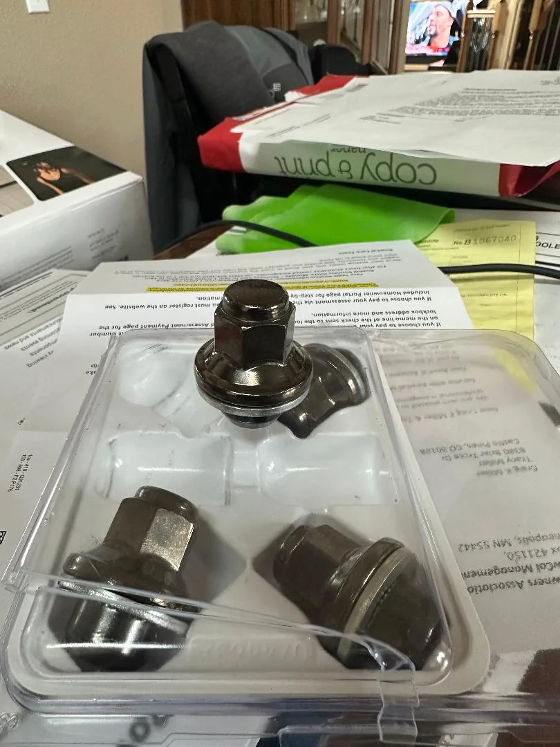 2025 4runner 6th gen OEM Black Chrome lug nuts - part number? 4runner black chrome lug